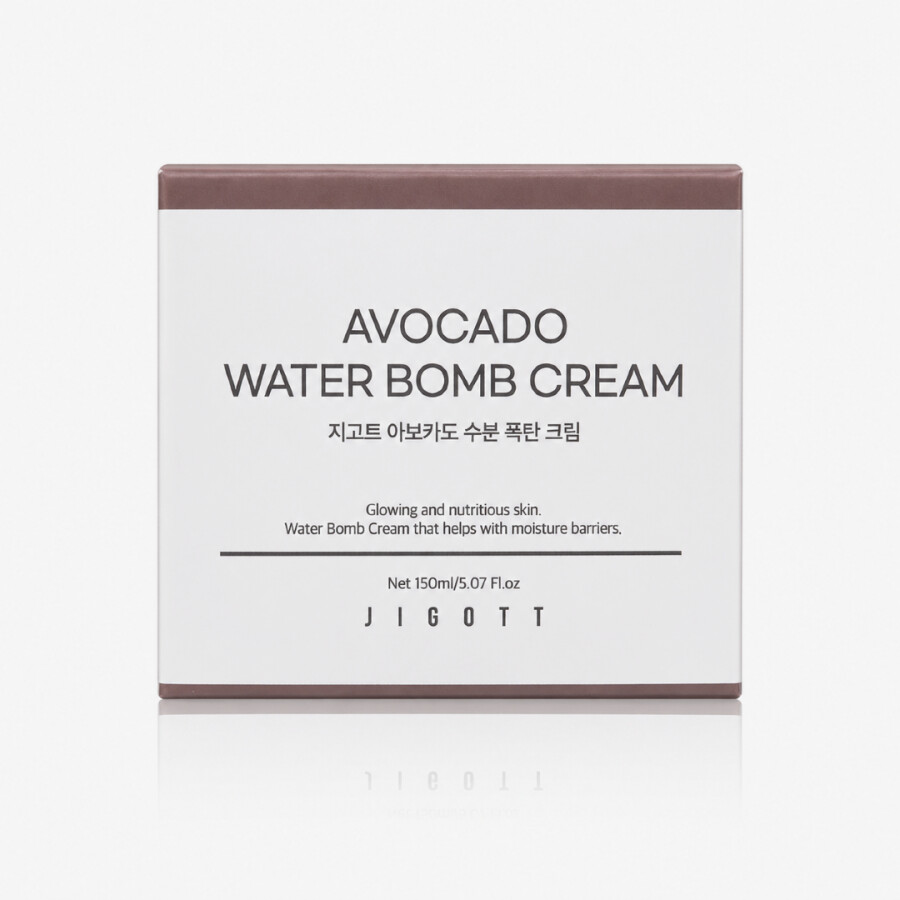JIGOTT Avocado Water Bomb Cream, Moisturising Face Cream 150 ml - Image 2